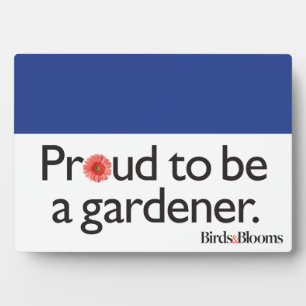 Proud om een Gardener te worden Fotoplaat