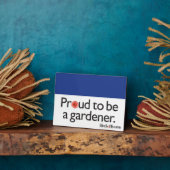Proud om een Gardener te worden Fotoplaat (Zijkant)