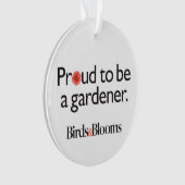 Proud om een Gardener te worden Ornament (voorkant)