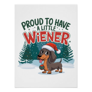 Proud om een kleine vrouw te hebben perfect poster