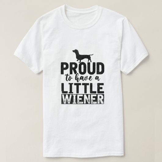 Proud om een kleine vrouw te hebben t-shirt (Design voorkant)