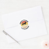Proud om een kleine Wiener Dachshund Sticker te he (Envelop)