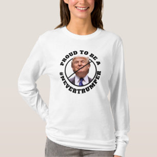 Proud om een nooit-Trumper-antiDonald Trump te wor T-shirt