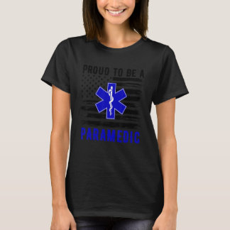 Proud om een paramedische Amerikaanse vlag te zijn T-shirt