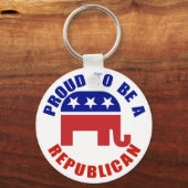 Proud om een republikeins origineel te zijn sleutelhanger (Voorkant)