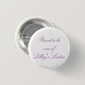 Proud om een van Lilley's Dames Button te zijn (Voorkant /achterkant)