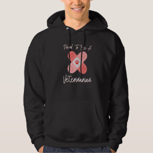Proud om een veeartsenijkundige dierdokter te word hoodie