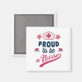 Proud om een verpleegster te worden magneet (Voorkant / Achterkant)