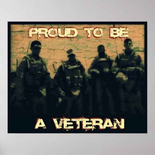 Proud om een VeteranenPoster te worden Poster (Voorkant)