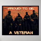 Proud om een VeteranenPoster te worden Poster (Voorkant)