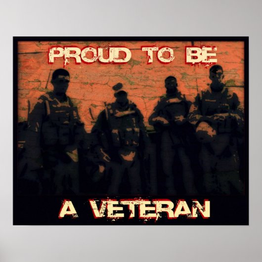 Proud om een VeteranenPoster te worden Poster (Voorkant)