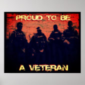 Proud om een VeteranenPoster te worden Poster (Voorkant)