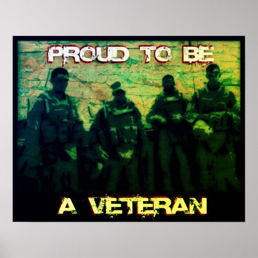 Proud om een VeteranenPoster te worden Poster (Voorkant)