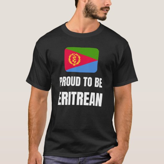 Proud om Eritrees te zijn T-shirt (Voorkant)