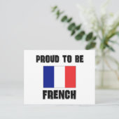 Proud om FRENCH te zijn Briefkaart (Staand voorkant)