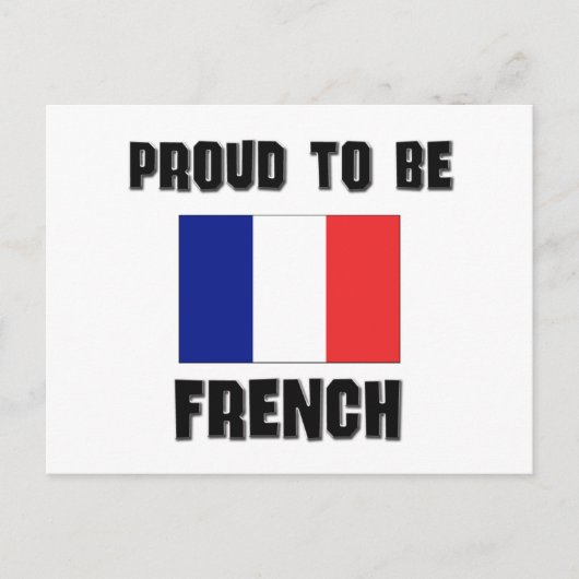 Proud om FRENCH te zijn Briefkaart (Voorkant)