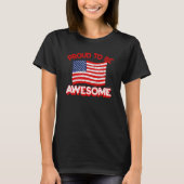 Proud om Geweldige trots te zijn op de Amerikaanse T-shirt (Voorkant)