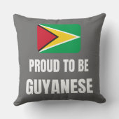 Proud om Guyanese te worden Kussen (Achterkant)