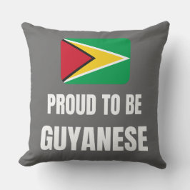Proud om Guyanese te worden Kussen