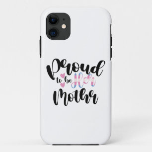 Proud om haar moeder LGBTQ Transgender moeder te z Case-Mate iPhone Case
