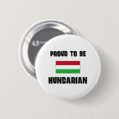 Proud om HUNGARIAN te zijn Ronde Button 5,7 Cm (Voorkant /achterkant)