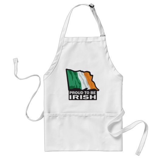 Proud om Iers/St. Patrick's Day te zijn Standaard Schort (Voorkant)