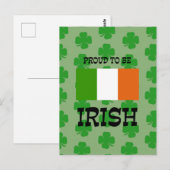 Proud om Iers te worden Briefkaart (Voorkant / Achterkant)