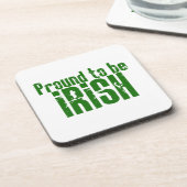 Proud om Iers te worden Drankjes Onderzetter (Linkerzijde)