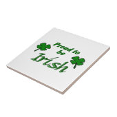 Proud om Iers te worden Tegeltje (Zijkant)