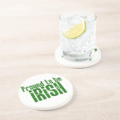 Proud om Iers te worden Zandsteen Onderzetter (Zijkant)