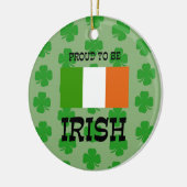 Proud om Iers te zijn, Keramisch Ornament (Links)