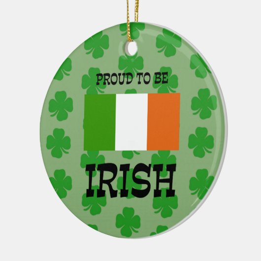 Proud om Iers te zijn, Keramisch Ornament (Links)