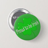 Proud om Ierse Button te zijn (Voorkant /achterkant)