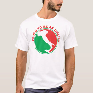 Proud om Italiaans te worden T-shirt