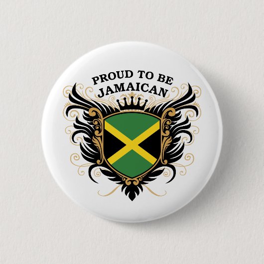 Proud om Jamaican te zijn Ronde Button 5,7 Cm (Voorkant)