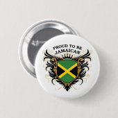 Proud om Jamaican te zijn Ronde Button 5,7 Cm (Voorkant /achterkant)