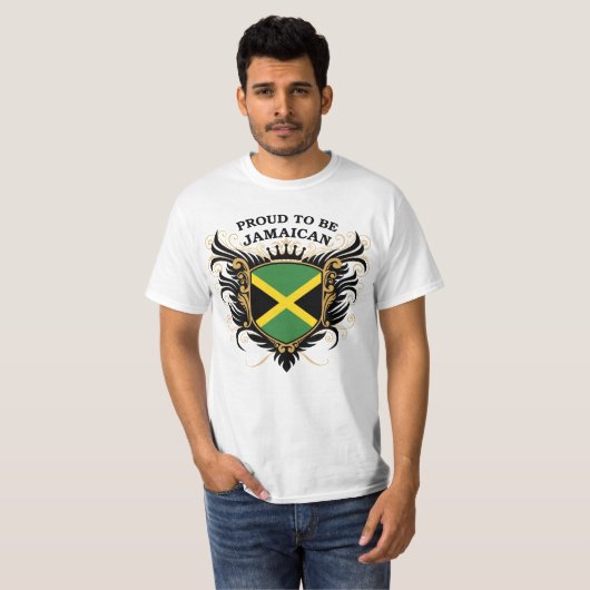 Proud om Jamaican te zijn T-shirt (Voorkant volledig)