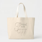 Proud om Jehovah's getuige te zijn Grote Tote Bag (Voorkant)