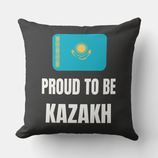 Proud om Kazachh te zijn Kussen (Voorkant)