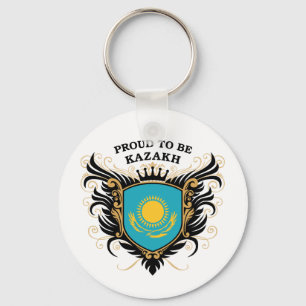 Proud om Kazachh te zijn Sleutelhanger