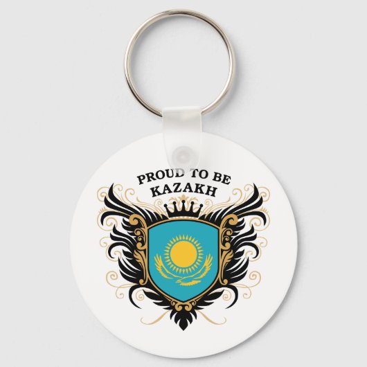 Proud om Kazachh te zijn Sleutelhanger (Voorkant)