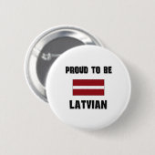 Proud om LETLAND te zijn Ronde Button 5,7 Cm (Voorkant /achterkant)