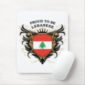 Proud om Libanees te worden Muismat (Met muis)