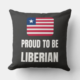 Proud om Liberiaans te zijn Kussen