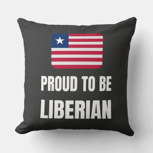 Proud om Liberiaans te zijn Kussen (Voorkant)
