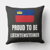 Proud om Liechtensteiner te worden Kussen (Achterkant)