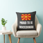 Proud om Macedonisch te zijn Kussen (Stoel)