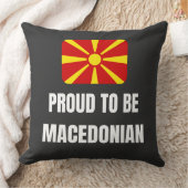 Proud om Macedonisch te zijn Kussen (Deken)
