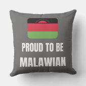 Proud om Malawian te zijn Kussen (Achterkant)