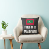 Proud om Maldiviaans te zijn Kussen (Stoel)